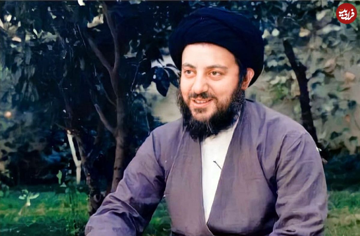 عکس؛ سفر در زمان؛ «محمدباقر حکیم، فعال سیاسی عراقی» در جبهه علیه بعثی ها؛ دهه 60