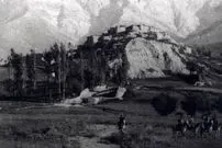 عکس| سفر زمان؛ منظرۀ تماشایی یک روستا در خراسان در زمان قاجار