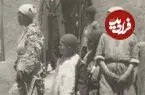 عکس| سفر زمان؛ اتومبیل قدیمی و کودکان ژنده‌پوش در جاده تهران قزوین؛ یک قرن قبل