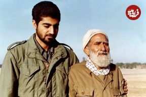 تصویر| سفر در زمان؛ عکس یادگاری «سردار سلیمانی» با همرزمان نوجوان اش؛ دهه 60