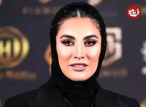 تصاویر؛ شکوه سادگی ریحانه رضی در جشن حافظ؛ درخشش با استایل مونوکروم مشکی