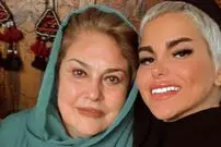 عکس| سفر زمان؛ «مهرانه مهین ترابی» در کنار «آزاده نامداری» در مراسم اکران یک فیلم؛ سال 94