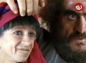 عکس؛ سفر در زمان؛ «غلام شرحبیل» سریال مختار در کنار بهاره کیان افشار؛ سال 99