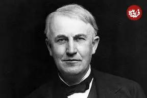 عکس| سفر در زمان؛ «ادیسون» در حال کار با گرامافون؛ سال 1268