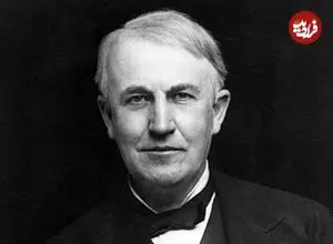 عکس| سفر در زمان؛ «ادیسون» در حال کار با گرامافون؛ سال 1268