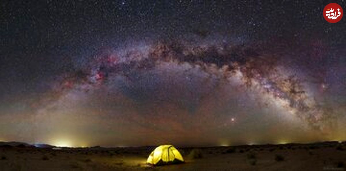 (عکس) نمایان شدن کهکشان راه شیری در آسمان کویر لوت