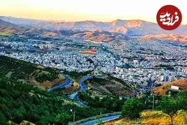 عکس| سفر زمان؛ چشم‌انداز متفاوت و زیبای شهر سنندج در دوران قاجار