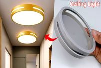 ببینید| یک ایده ساده برای ساخت چراغ سقفی LED مدرن با لوله پلیکا
