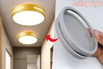 ببینید| یک ایده ساده برای ساخت چراغ سقفی LED مدرن با لوله پلیکا