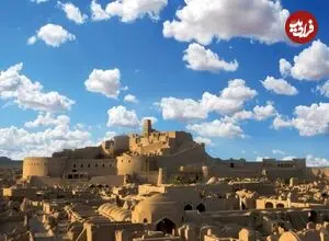 عکس| سفر زمان؛ تصویری کم‌نظیر از شهر بم در دوره قاجار