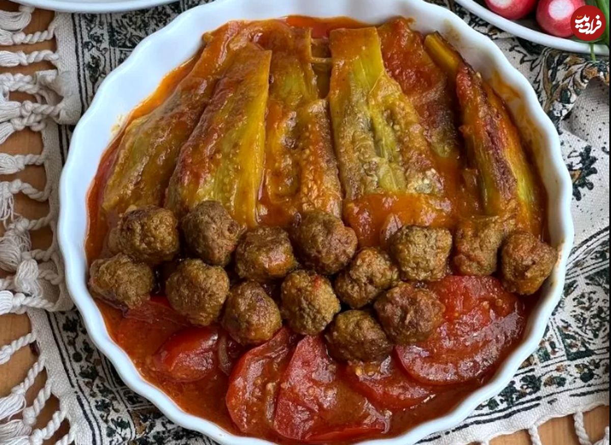 مشت بادمجان اصیل شیرازی با طعمی بی‌نظیر!