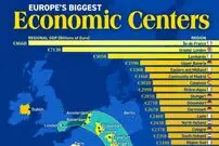 قدرتمندترین مراکز اقتصادی در قاره اروپا + اینفوگرافی