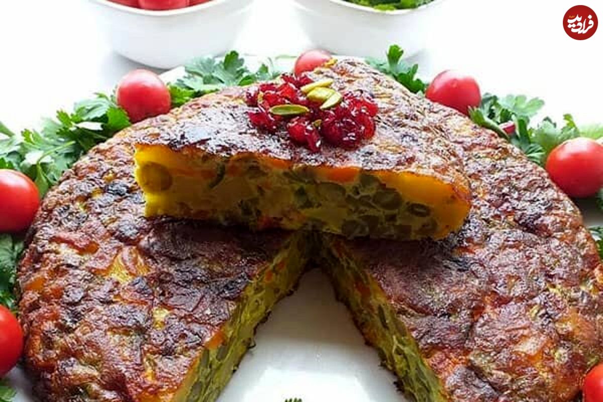دستور پخت کوکو لوبیا سبز هفت پیکر تبریز؛ یک تجربه متفاوت