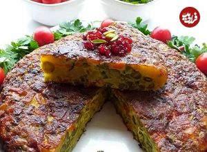 دستور پخت کوکو لوبیا سبز هفت پیکر تبریز؛ یک تجربه متفاوت