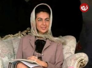 عکس؛ سفر در زمان؛ ‏«بلقیس، دختر پادشاه افغانستان در فرودگاه مهرآباد»؛ سال 49