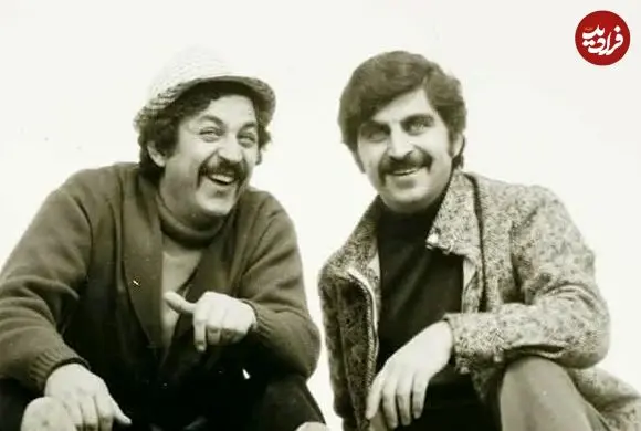 عکس| سفر زمان؛ «محمد متوسلانی» 87 ساله و «منصور سپهرنیا» 91 ساله در کنار هم؛ سال 1401