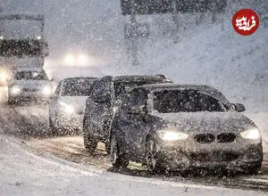 ببینید| دفن خودروها در کولاک برف آرژانتین