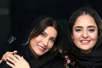عکس| سفر زمان؛ «فریبا نادری» با مسلسل پلاستیکی در پشت‌صحنه «شب‌های مافیا»؛ سال 99