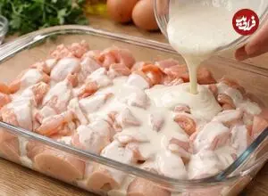 ببینید| طرز پخت یک غذای ساده و جدید با فیله مرغ و ماست یونانی
