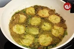 ببینید| طرز تهیه یک کوکو ساده و جدید با اسفناج