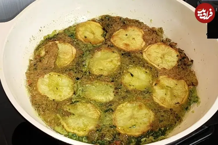 ببینید| طرز تهیه یک کوکو ساده و جدید با اسفناج