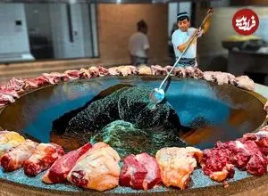 ببینید| غذای خیابانی در ازبکستان؛ پخت 500 کیلو سمرقند پلو برای مراسم عروسی در تاشکند