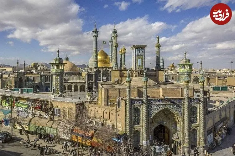 عکس| سفر به ایران قدیم؛ منظرۀ متفاوت شهر «قم» در دوران ناصرالدین شاه