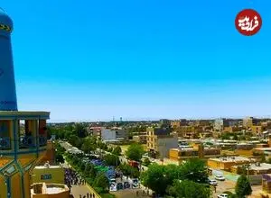 عکس| سفر زمان؛ منظرۀ شهر سرخس در دوران ناصرالدین شاه