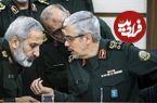 عکس؛ سفر به تاریخ؛ «سردار باقری» در دیدار با «سید ابراهیم رئیسی» در دفتر آستان قدس؛ سال 1396