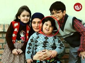 عکس؛ سفر در زمان؛ «بازیگر کودکی رسول» در سریال بچه مهندس در کنار رویا میرعلمی؛ سال 1400