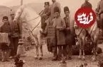 عکس| سفر زمان؛ غذا خوردن اسب در کنار دو کودک ایرانی در دوران قاجار