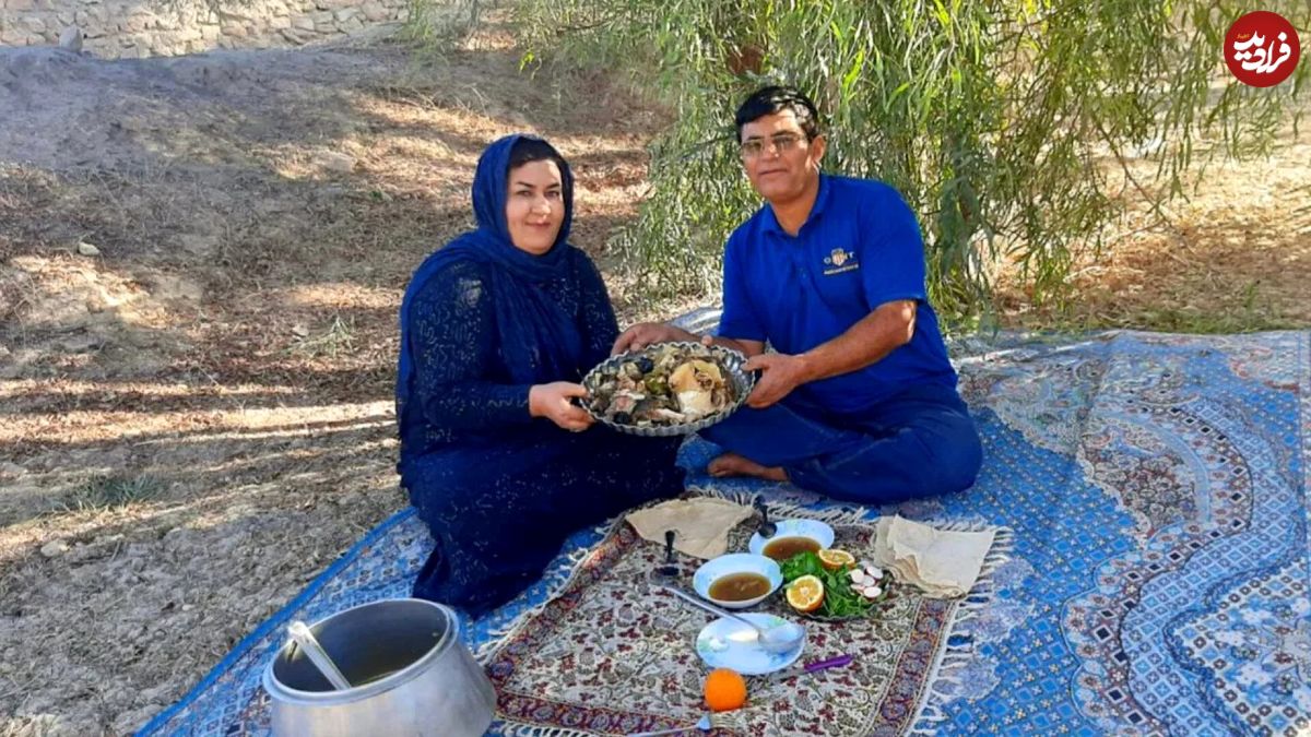 (ویدئو) پخت جالب و دیدنی کله پاچه به سبک یک زوج روستایی اهل استان فارس