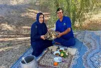 (ویدئو) پخت جالب و دیدنی کله پاچه به سبک یک زوج روستایی اهل استان فارس