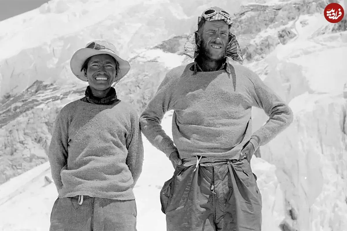 عکس| راز مرگ و زندگی در بام دنیا؛ نخستین فاتحان اورست چگونه زنده ماندند 