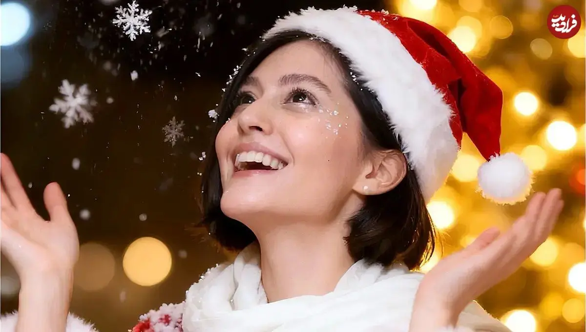 تصاویر؛ «پردیس احمدیه» در لباس بابانوئل؛ تصاویر جدید بازیگر «از یاد رفته» توسط AI