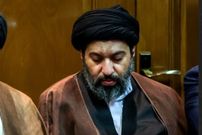 عکس؛ سفر به تاریخ؛ «سید میثم خامنه‌ای، فرزند رهبر انقلاب» در مراسم تشییع سید ابراهیم رئیسی