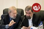 عکس؛ سفر به تاریخ؛ «محسن رضایی» با کلاه عرقچین در کنار «علی لاریجانی» در سفر حج؛ سال ۷۱