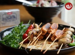 دستور پخت جوجه کباب چوبی گرجی