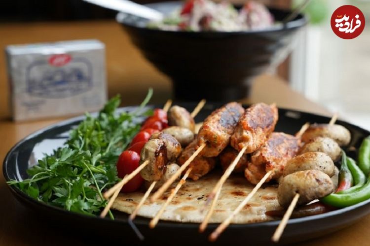 دستور پخت جوجه کباب چوبی گرجی
