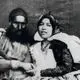 عکس| سفر زمان؛ عکس یادگاری «زن و شوهر جوان ایرانی» در دوران ناصرالدین شاه