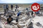 «بُت سنگی» بعد از 2500 سال از ویرانه‌های قلعۀ باستانی بیرون آمد