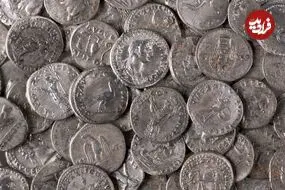 گنج سکه‌های «دناریوس رومی» بعد از 1900 سال از زیر خاک بیرون آمد