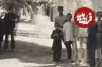 عکس| سفر زمان؛ تصویر رنگی از یکی از خیابان‌های تهران در حدود یک قرن قبل