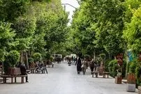 عکس| سفر به ایران قدیم؛ منظرۀ «چهارباغ اصفهان» از سمت سی و سه پل؛ 135 سال قبل