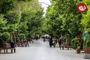 عکس| سفر به ایران قدیم؛ منظرۀ «چهارباغ اصفهان» از سمت سی و سه پل؛ 135 سال قبل