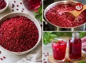 طرز تهیه شربت زرشک خانگی