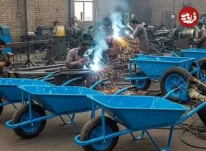 ببینید| روند صفر تا صد تولید فرغون در کارگاهی در پاکستان