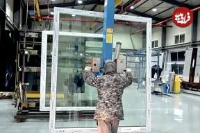 ببینید| چگونه پنجره دوجداره در کارخانه های کره جنوبی تولید می شود؟