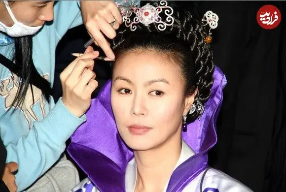 عکس| سفر زمان؛ چهرۀ خندان «بانو یومیول» در جشن پایان سریال جومونگ