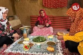 ببینید| غذای روستایی در ایران؛ پخت آش ترش سنتی در روستایی سرسبز